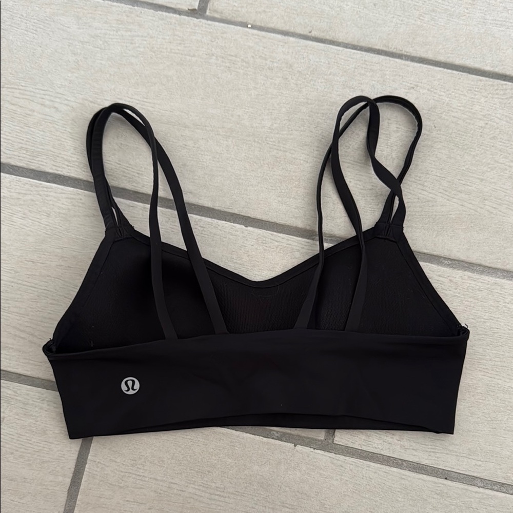 lululemon athletica black sports bra